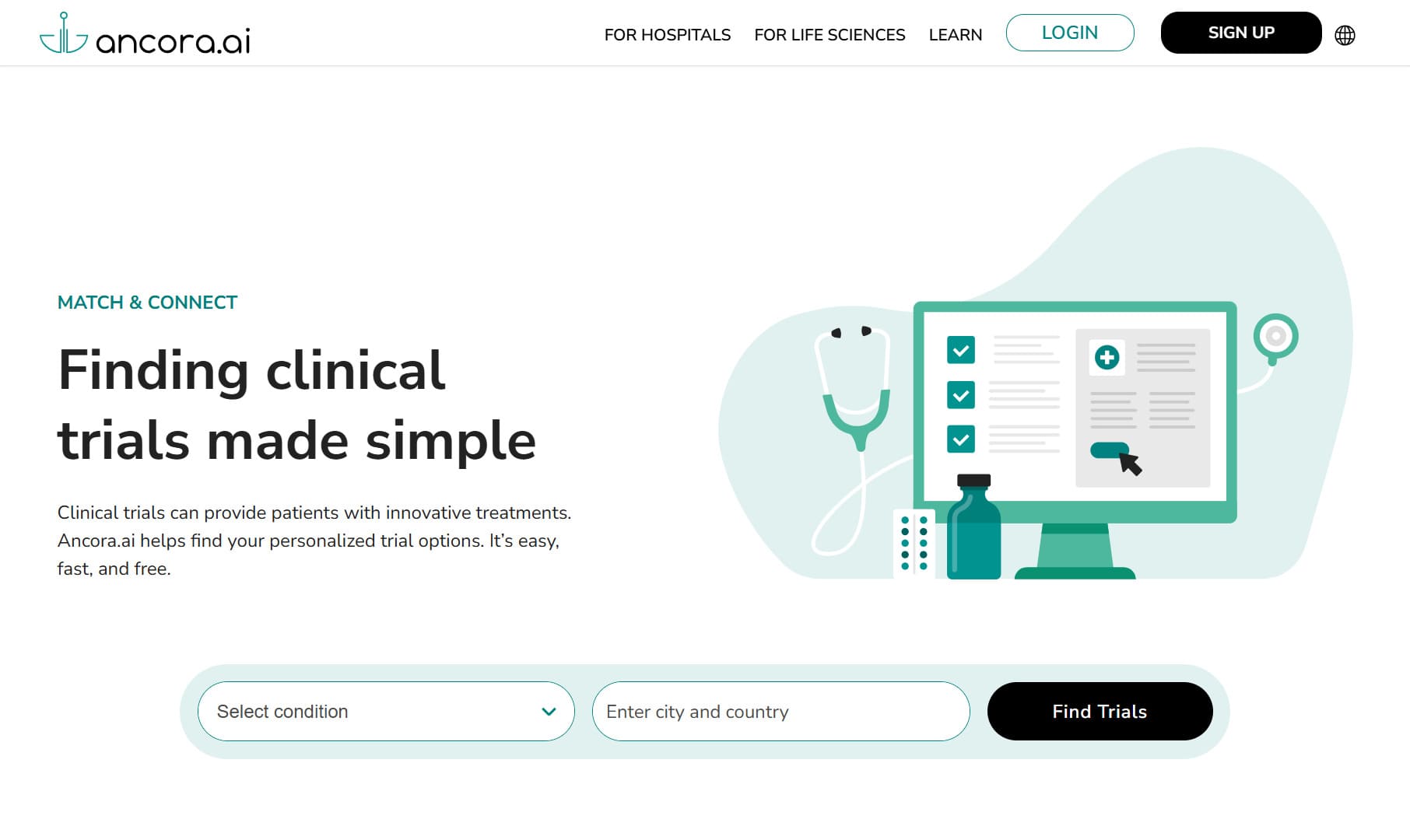 Ancora Find Cancer Clinical Trials 05 05 2026 Cure Science San Diego