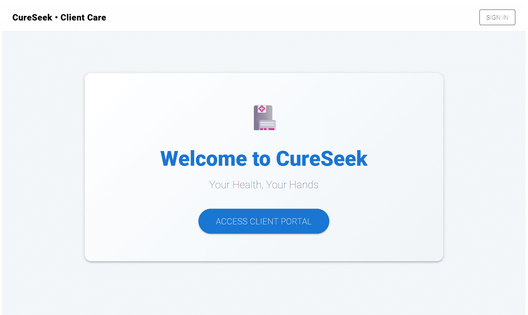 CureSeek Client Portal 2026 Cure Science