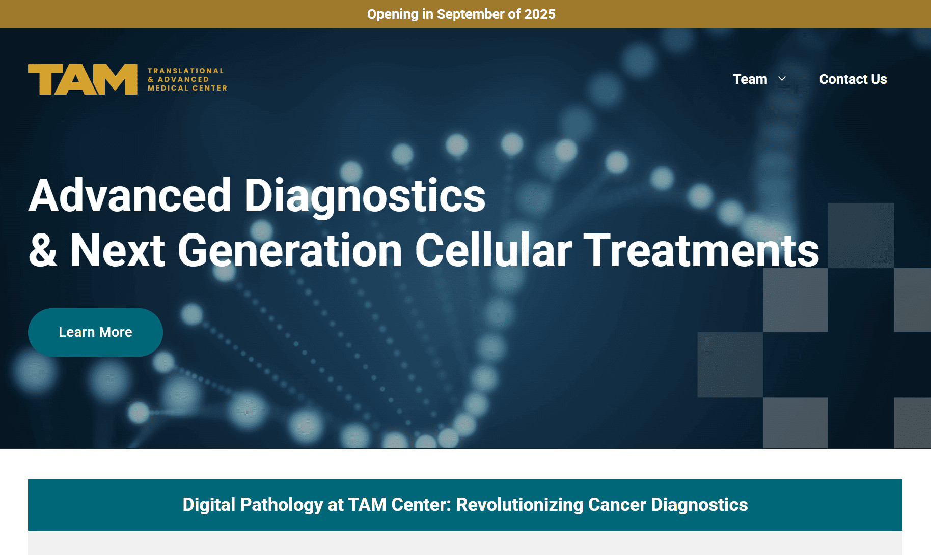 TAM Center Translational Advanced Medical Center 05 06 2026 Cure Science